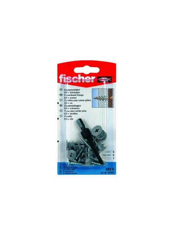 TACO FISCHER PLACA YESO GK 22 NYLON 100UD