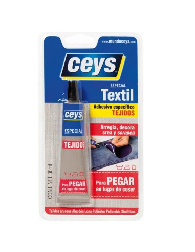 ADHESIVO ESPECIAL TEXTIL 30ml CEYS