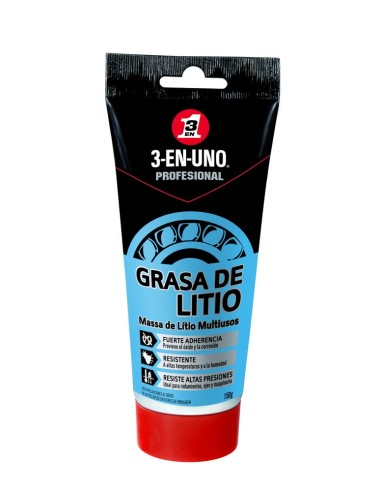 GRASA DE LITIO MULTIUSOS 3-EN-UNO TUBO 150 G