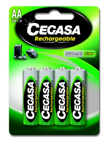 PILA RECARGABLE HR06 2100 mAh CEGASA