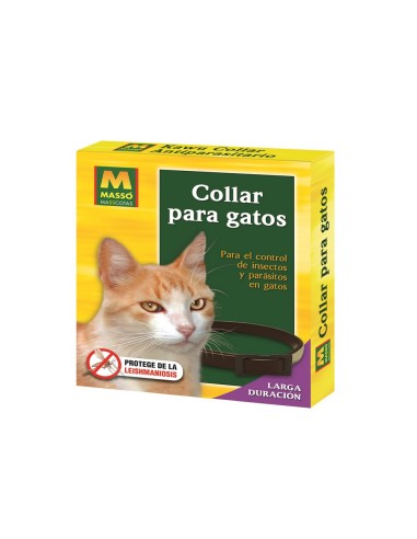 COLLAR ANTIPARASITARIO PARA GATOS MASSO