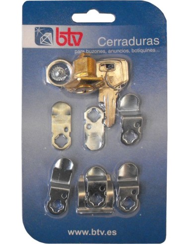 KIT CERRADURA BUZON BTV MODELO 2 ORO