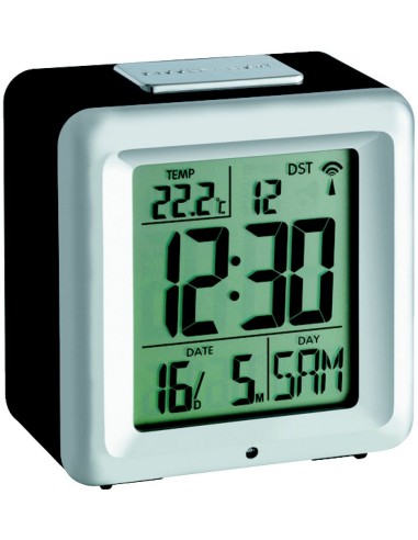 RELOJ DESPERTADOR DIGITAL CON TERMOMETRO 60.2503 HERTER