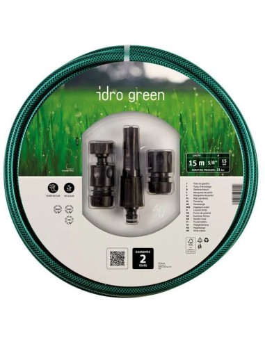 MANGUERA CON ACCESORIOS FITT IDRO GREEN 15M Ø15mm