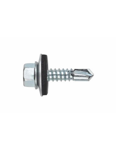 TORNILLO INDEX AUTOTALADRANTE CON ARANDELA VULCANIZADA 6,3x25 500UD