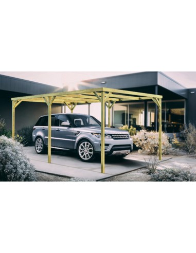 PERGOLA MADERA CARPORT LLEIDA 510x300