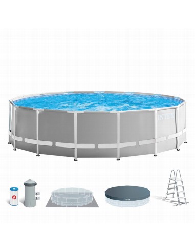 PISCINA PRISM FRAME REDONDA Ø457x122cm 16805L + ACCESORIOS