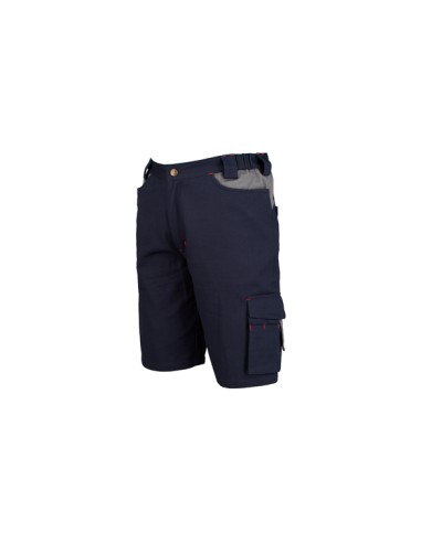 PANTALON CORTO BERMUDA ISSA 8734B STRETCH MARINO