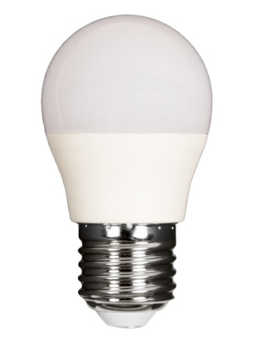 BOMBILLA LED ESFERICA E27 BASE WORLD 480 LUM 6W