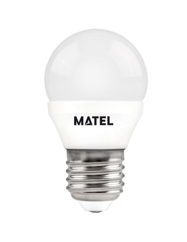 BOMBILLA LED ESFERICA E27 MATEL 7W