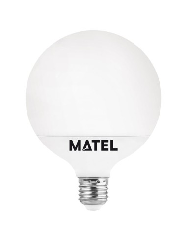 BOMBILLA LED GLOBO E27 MATEL 15W