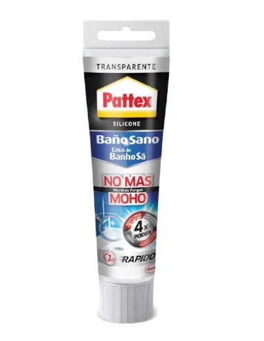 SILICONA BAÑOS PATTEX NO MAS MOHO 50ml