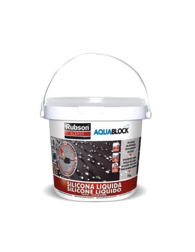 SILICONA LIQUIDA RUBSON AQUABLOCK 1kg