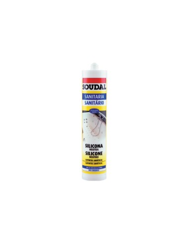 SILICONA SANITARIA NEUTRA SOUDAL 300ml