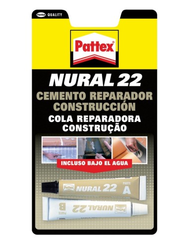 PATTEX NURAL-21 SOLDADURA METALICA EN FRIO GRIS