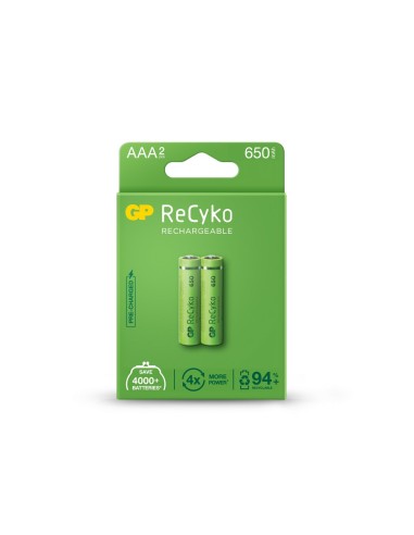 PILA RECARGABLE RECYKO LR3-AAA 1,2V 650mAh