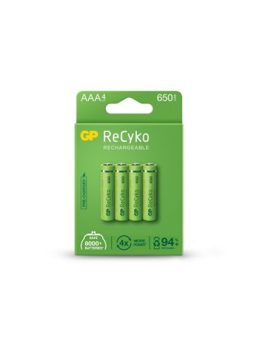 PILA RECARGABLE RECYKO LR3-AAA 1,2V 650mAh