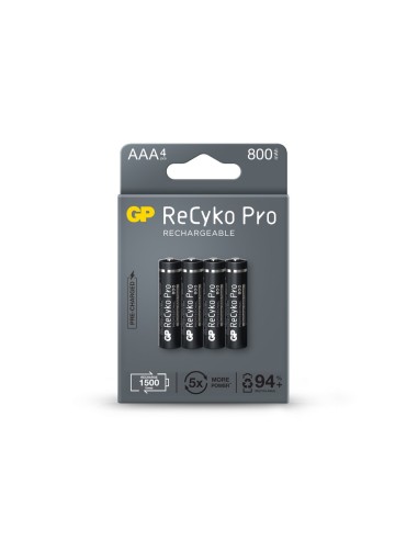 PILA RECARGABLE RECYKO PRO LR3-AAA 1,2 V 850/800mAh