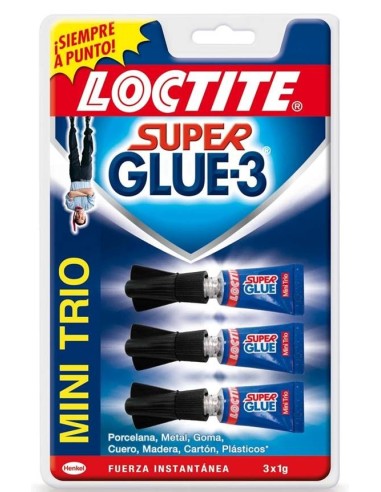 LOCTITE SUPER GLUE-3 MINI TRIO 3x1g