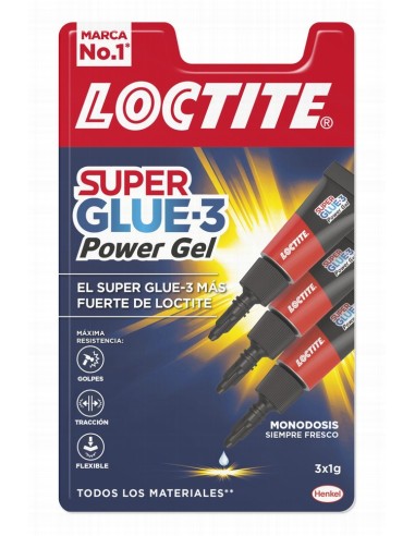 LOCTITE SUPER GLUE-3 POWER GEL 3x1g