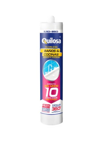 SILICONA BAÑOS-COCINAS 280ml 12UD