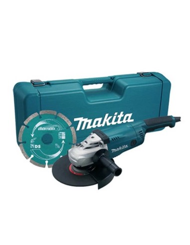 AMOLADORA MAKITA GA9020RKD 2200W 230mm CON MALETIN Y DISCO DIAMANTE