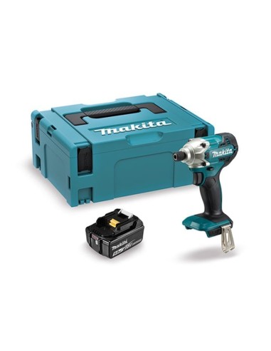 ATORNILLADOR DE IMPACTO MAKITA DTD156RT1J 1/4" 18V 5,0AH CON MALETIN Y 1 BATERIA