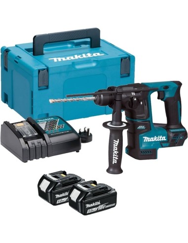 MARTILLO MAKITA DHR171RTJ SDS-PLUS 18V 1200W + CARGADOR Y 2 BATERIAS 5,0AH