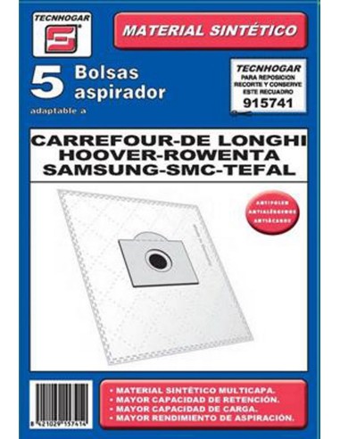 BOLSA ASPIRADOR HOOVER/ROWENTA/MOULINEX