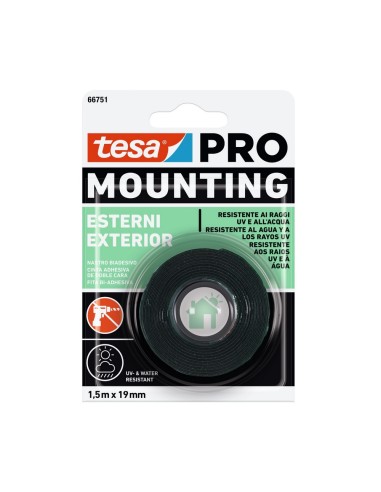 CINTA DOBLE CARA EXTERIOR MOUNTING PRO 19mm