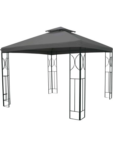 PERGOLA JARDIN ACERO 3x3x2,65M