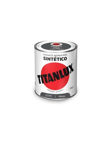 ESMALTE SINTETICO BRILLO TITANLUX INTERIOR/EXTERIOR 750ml