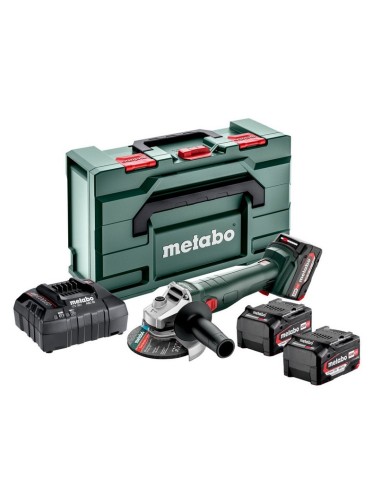 AMOLADORA A BATERIA W18 METABO 2x4,0AH