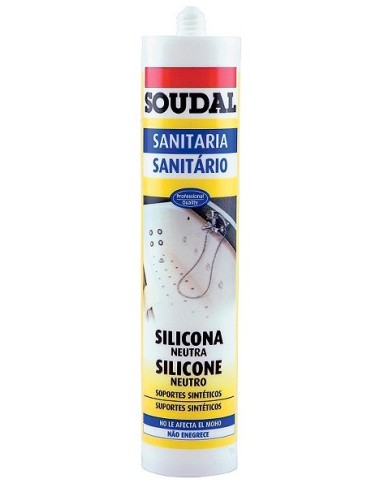 SILICONA SANITARIA NEUTRA SOUDAL 300ml