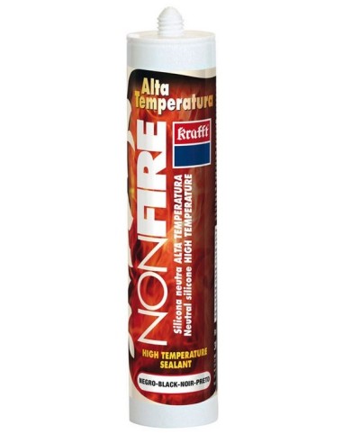 SILICONA NEUTRA NONFIRE ALTA TEMPERATURA NEGRO 300ml