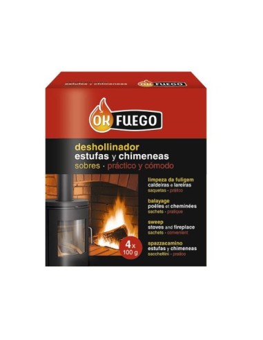 DESHOLLINADOR ESTUFAS SOBRES FLOWER 4x100g