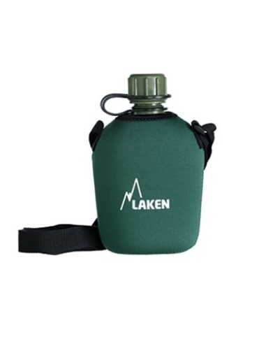 CANTIMPLORA POLIETILENO LAKEN FUNDA VERDE 1L