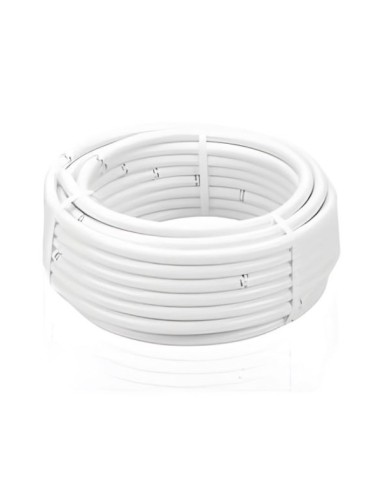 TUBO PVC FLEXIBLE AIRE ACONDICIONADO BLANCO 50M