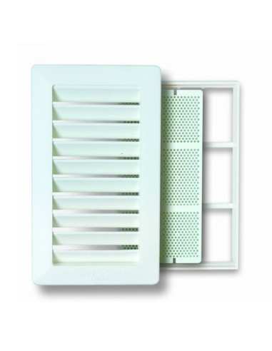 REJILLA CON MARCO Y MOSQUITERA 24x14cm BRINOX