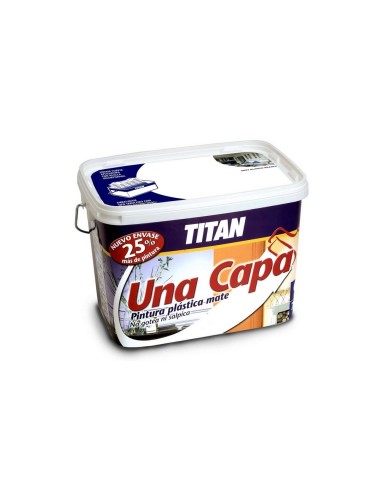 PINTURA TITANLUX UNA CAPA BLANCO MATE 4L