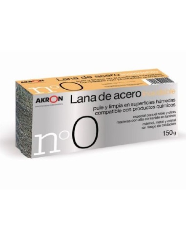 LANA DE ACERO INOX AKRON 2294 150g