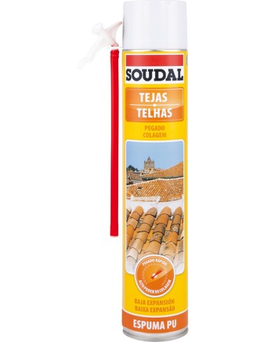 ESPUMA POLIURETANO TEJAS 750ml SOUDAL