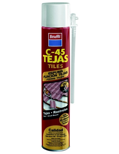 ESPUMA POLIURETANO FIJACION TEJAS KRAFFT 750ml