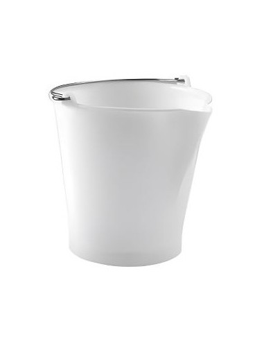 CUBO CON ASA INOX BLANCO FERVIK 13L