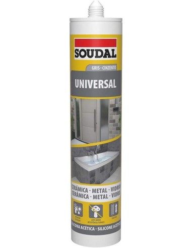 SILICONA TRANSPARENTE UNIVERSAL SOUDAL 280ml