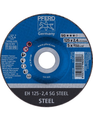 DISCO CORTE EH SG STEEL 25UD