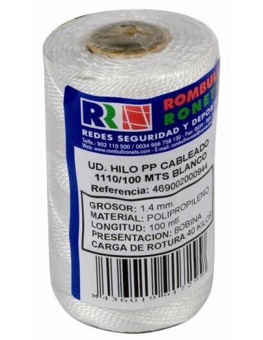 HILO PP CABLEADO 1110 POLIPROPILENO BLANCO