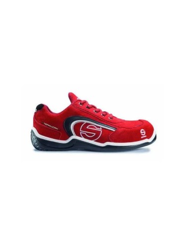 DEPORTIVA SPARCO SPORT LOW S1P PIEL VELOUR ROJO