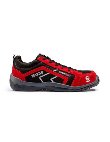 DEPORTIVA SPARCO URBAN EVO S3 NOBUCK NEGRO/ROJO