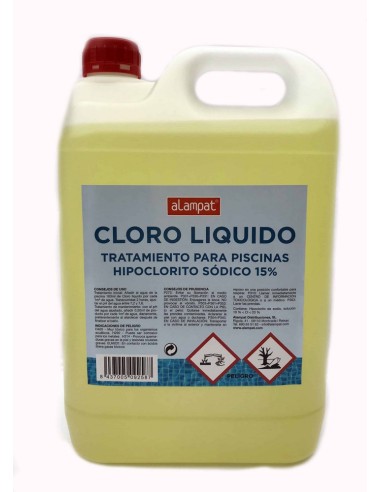 CLORO LIQUIDO PARA PISCINAS 5L